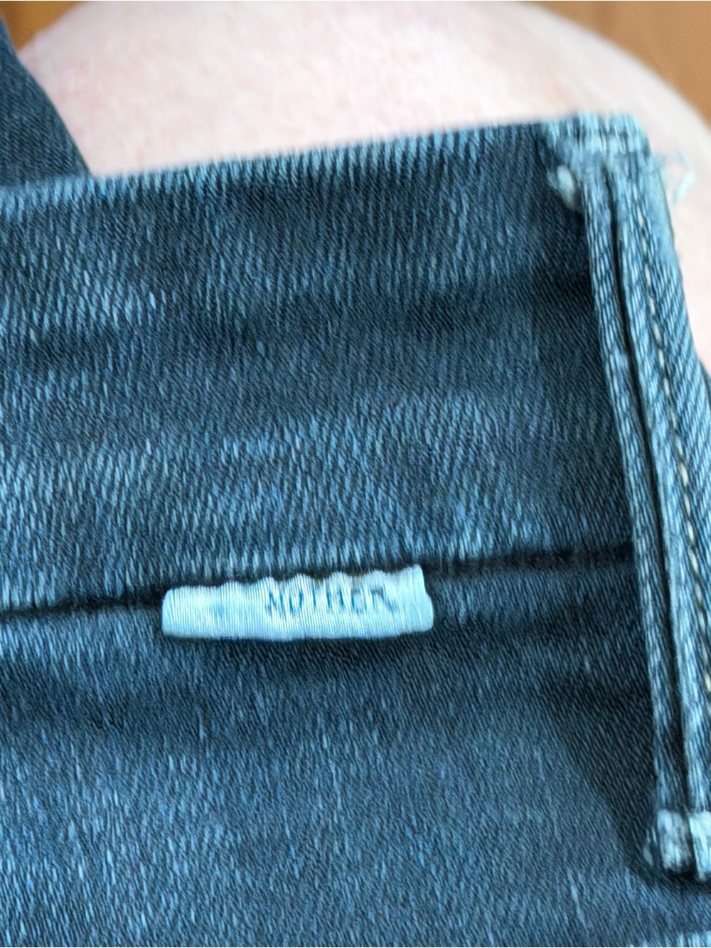MOTHER Dark Blue The Looker Ankle Skinny Jeans - Picture 5 of 8